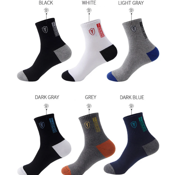 5 pairs of men's socks