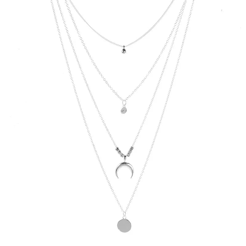 Several delicate necklaces