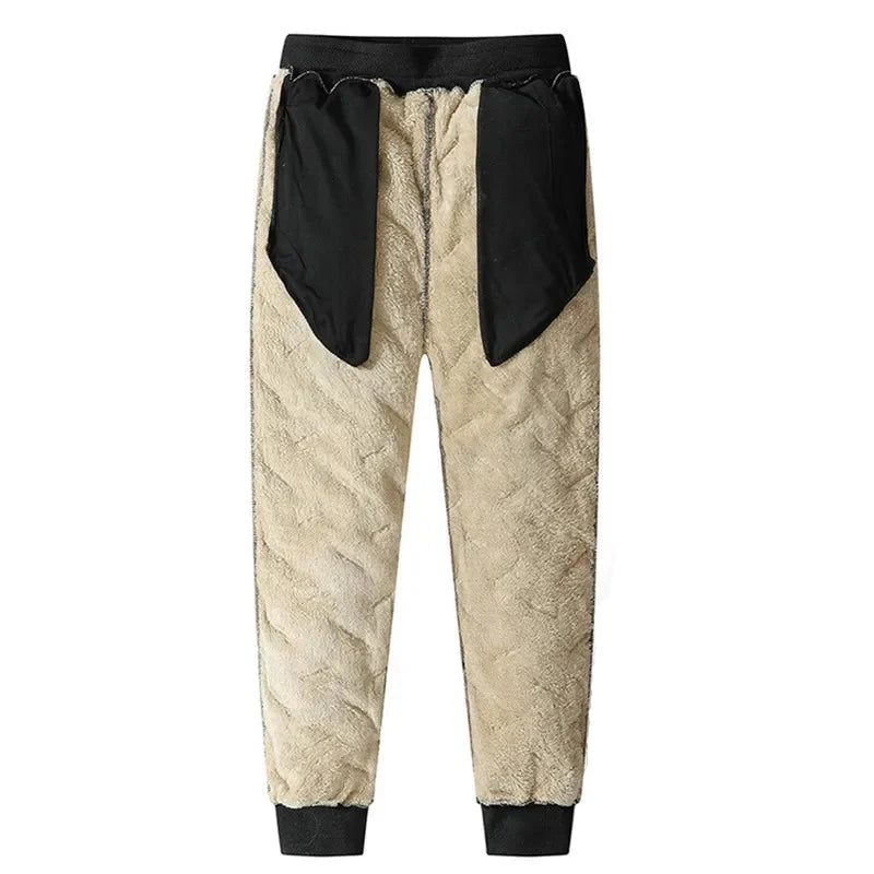Men's winter velvet pants