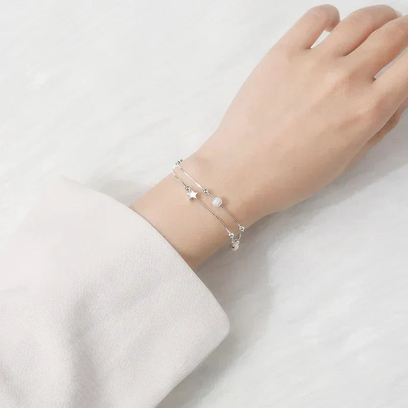 Delicate silver bracelet - Serena Light