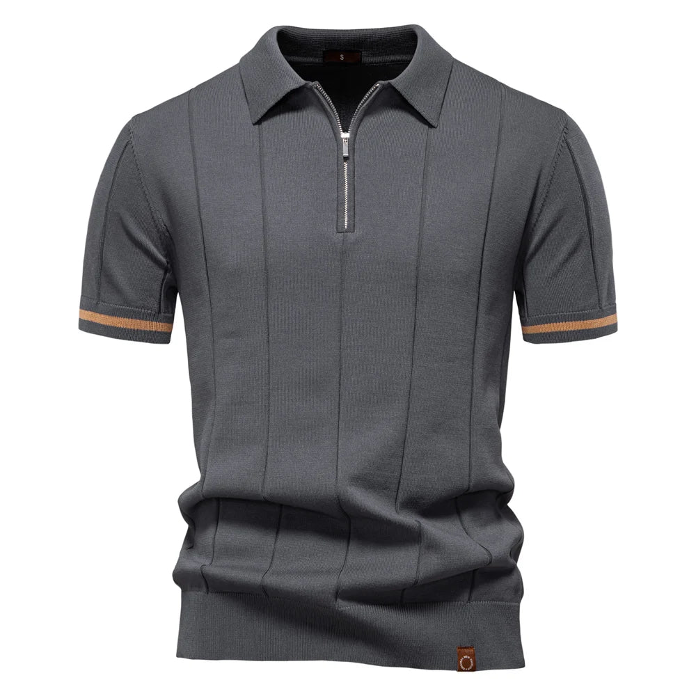 Vellian Zipper Polo