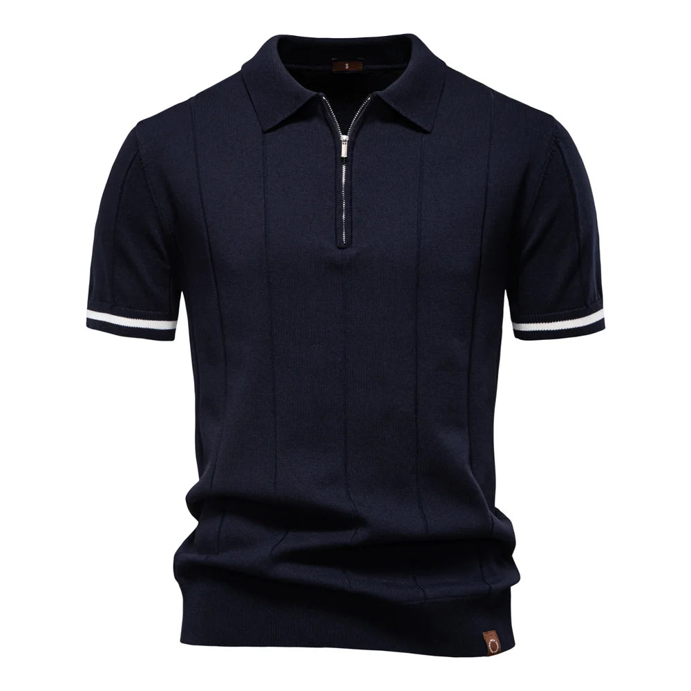 Vellian Zipper Polo