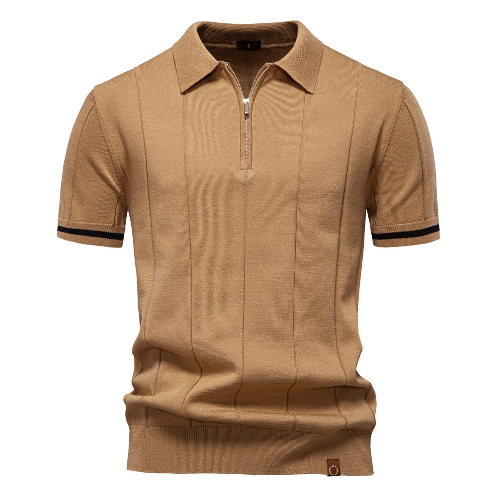 Vellian Zipper Polo