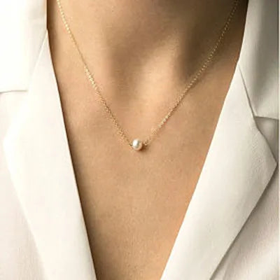 Several delicate necklaces