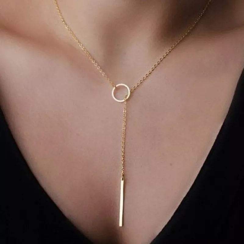 Several delicate necklaces