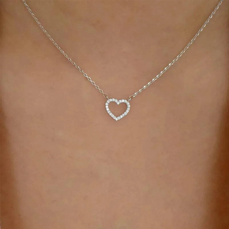 Several delicate necklaces