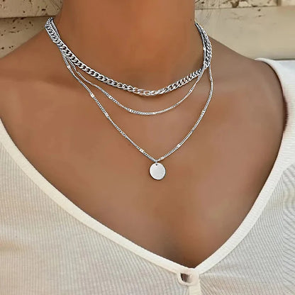Several delicate necklaces