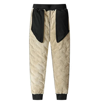 Men's winter velvet pants