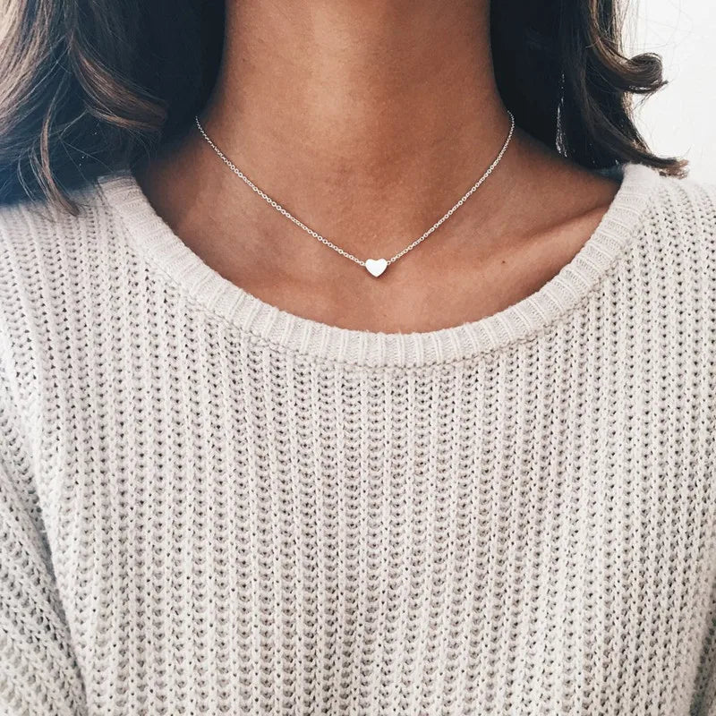 Several delicate necklaces