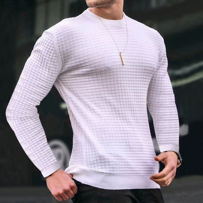 Carviani | Jacquard Textured Sweater