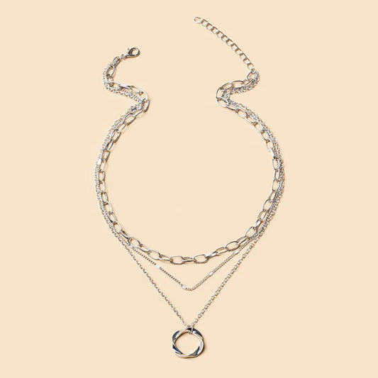 Several delicate necklaces