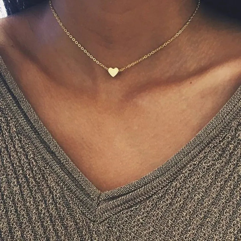 Several delicate necklaces