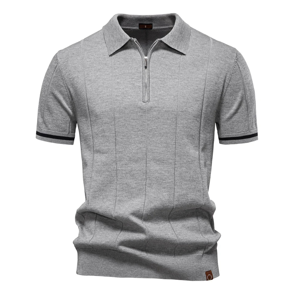 Vellian Zipper Polo
