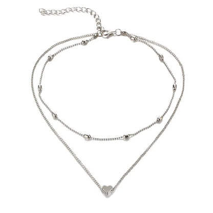 Several delicate necklaces